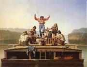 George Caleb Bingham Die frohlichen Bootsleute USA oil painting reproduction
